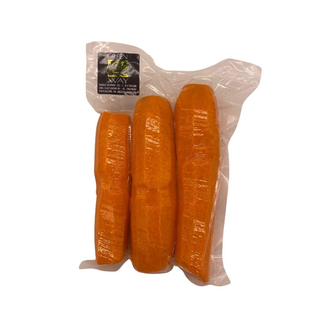 Cenoura Inteira Descascada 1kg