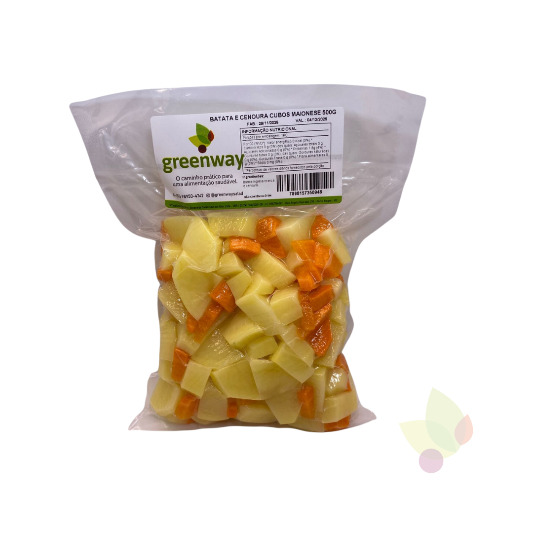 Batata e Cenoura para Maionese 500g